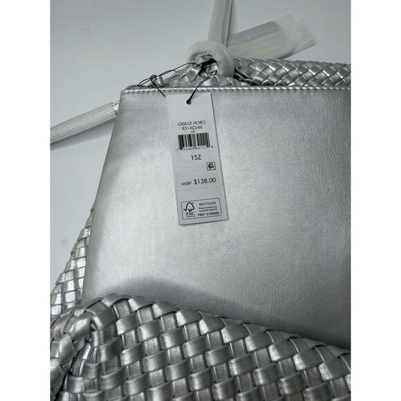 DKNY Giselle Hobo bag with wristlet Silver - Picture 5 of 14